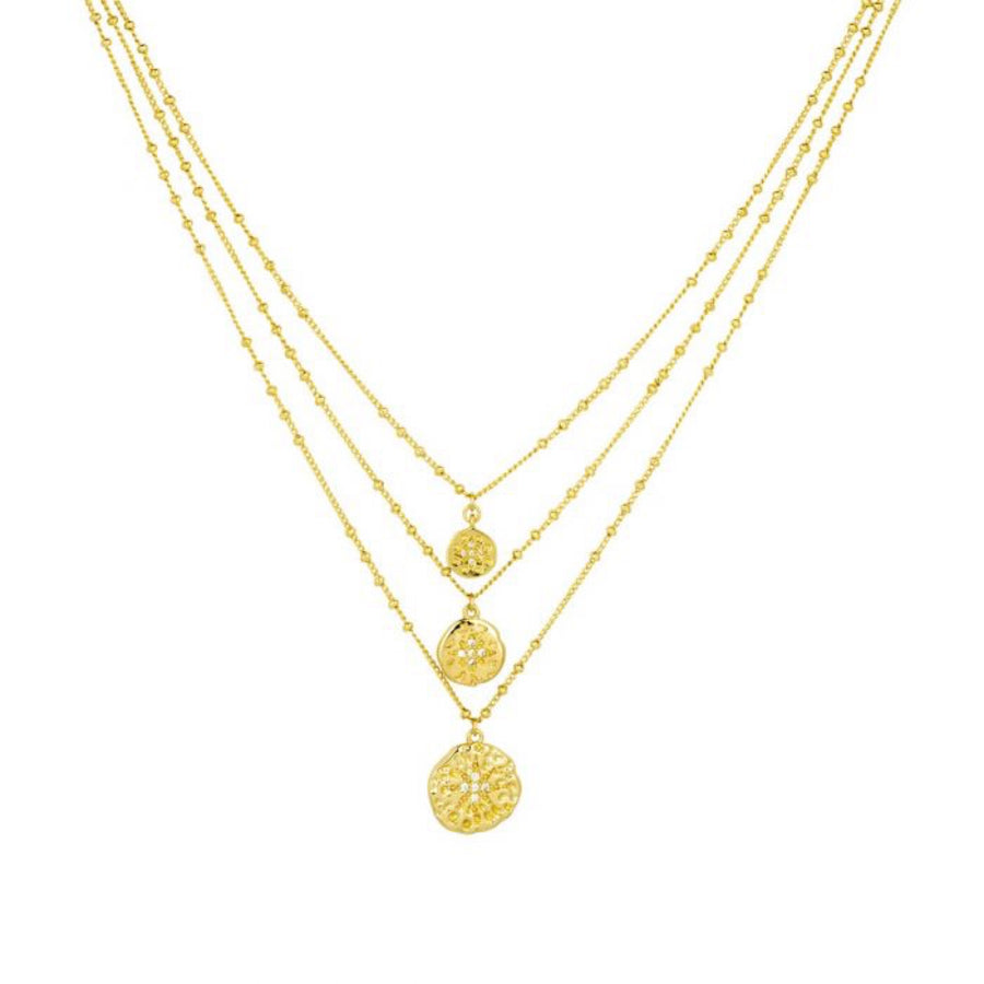 Ash Roma Gold Coin Necklace