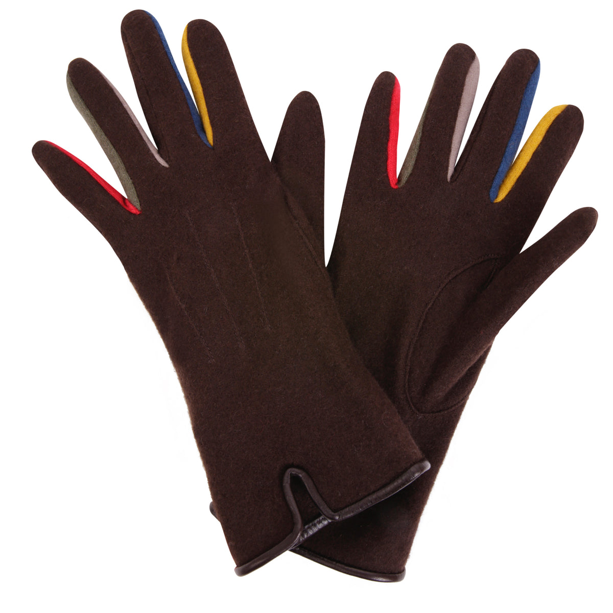 L’apero-Bourget Brown Gloves