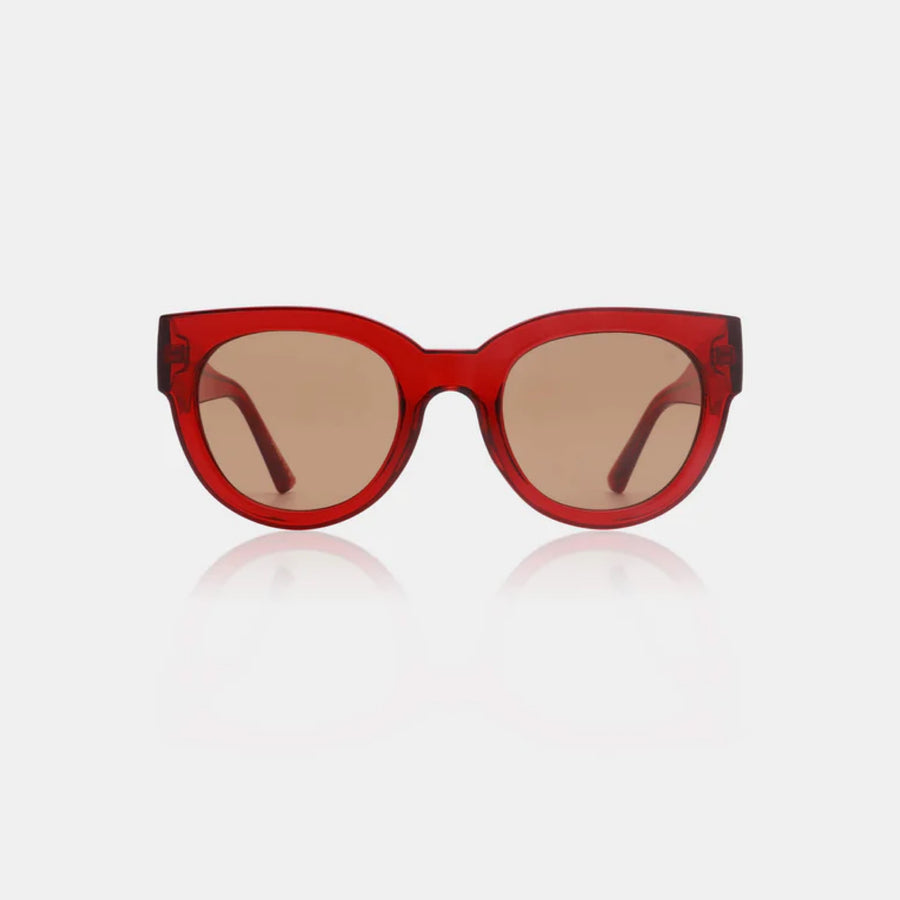 A.Kjærbede- Lilly Red Transparent Sunglasses
