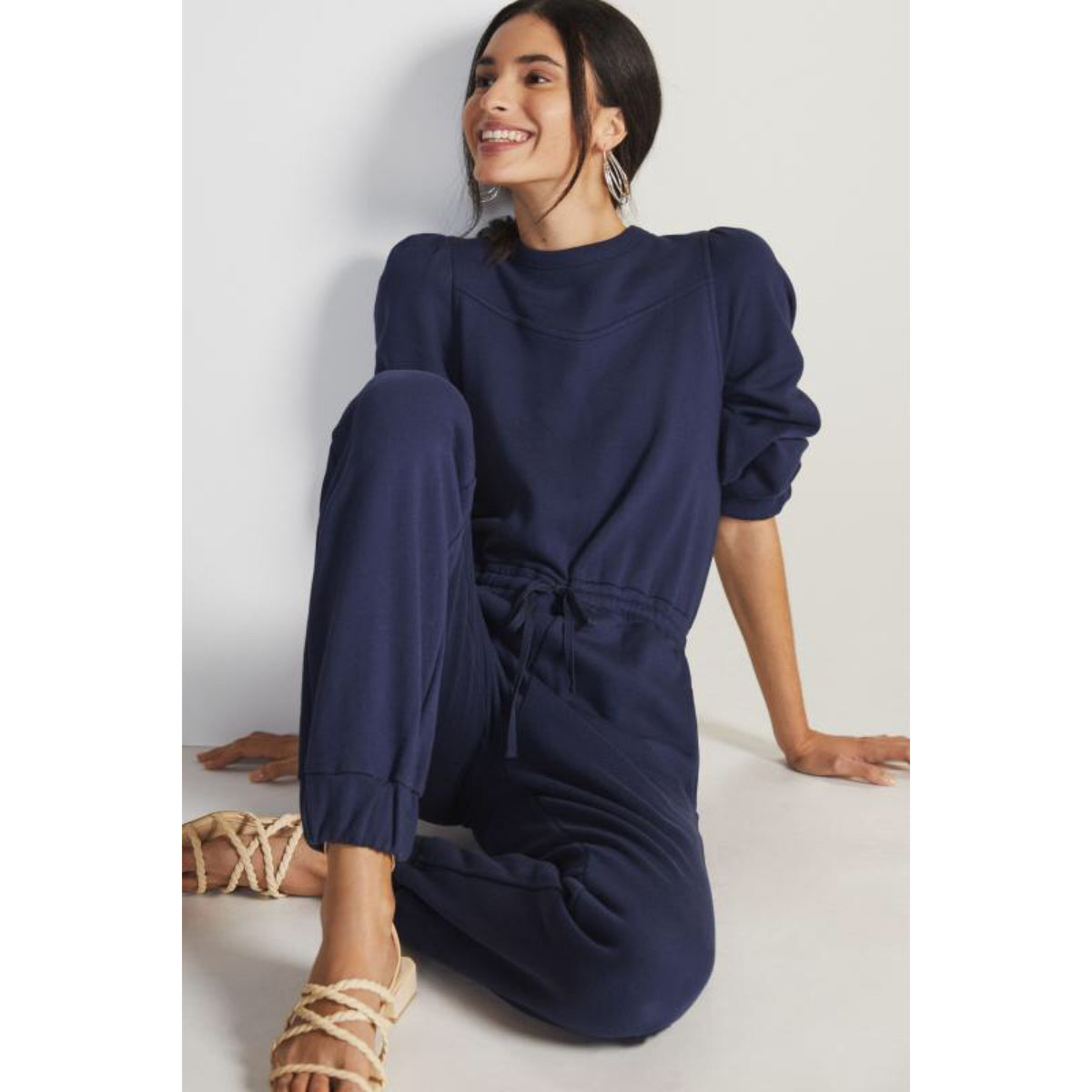 Madeleine Thompson- Catalina Jumpsuit Navy