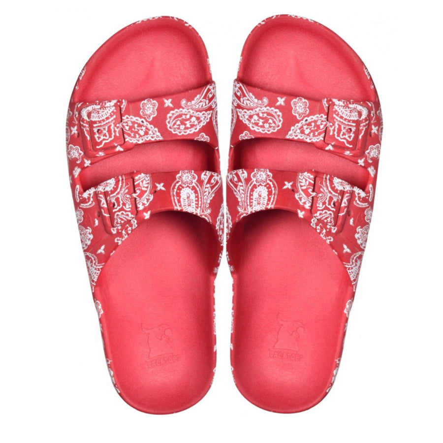 Cacatoes Sandals Bandana Red
