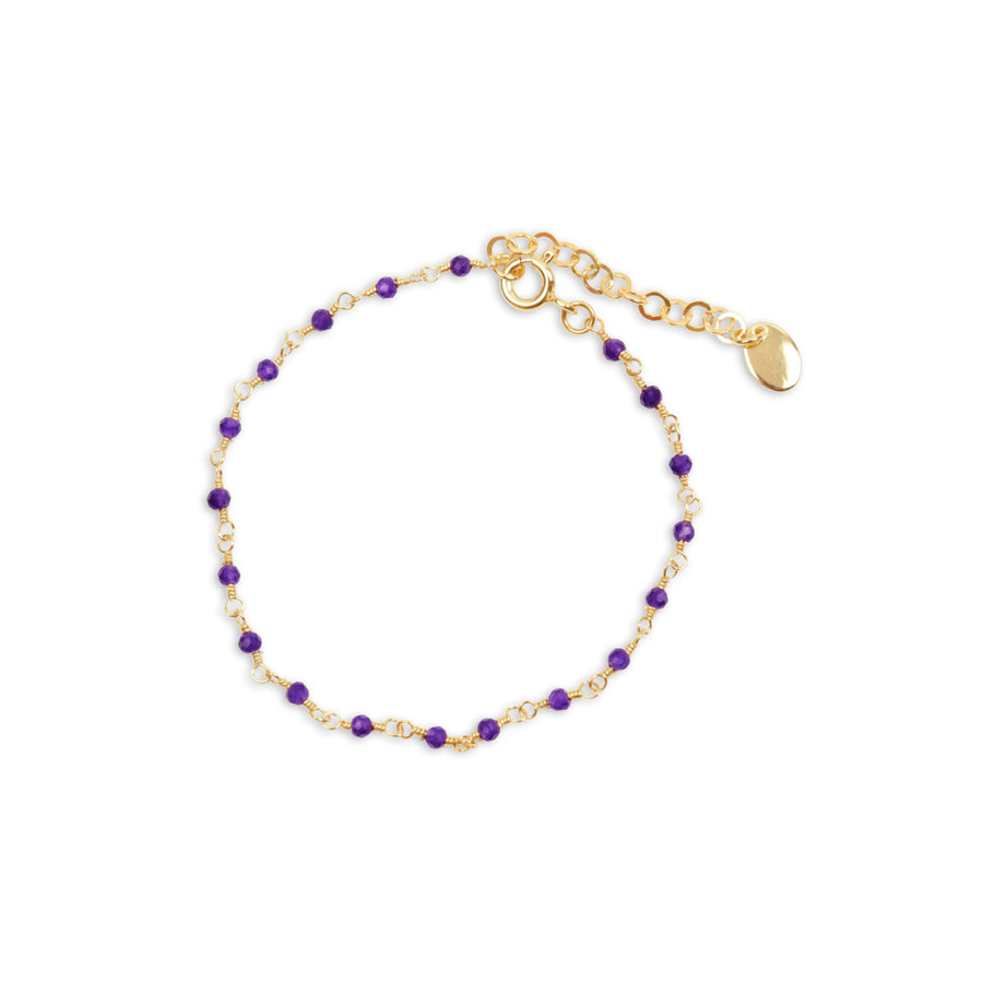 Une A Une India Bracelet Purple
