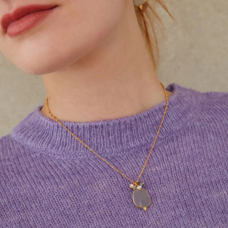 Ash Willow Necklace Grey