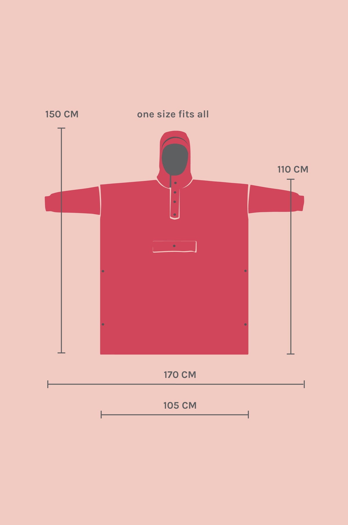 RainKiss Pink Panther Poncho