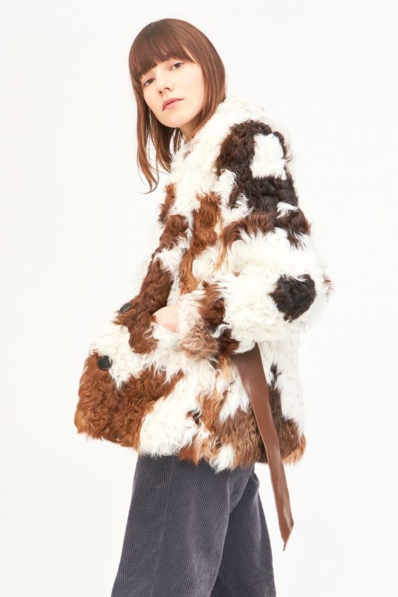 Antik Batik Sheela Fur Jacket